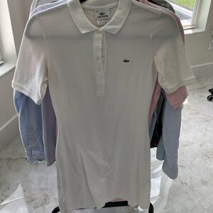 White Lacoste excellent condition dress